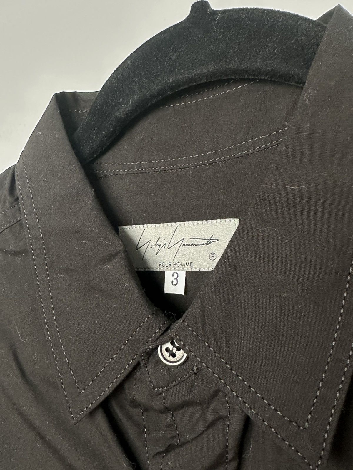 Yohji Yamamoto Yohji Yamamoto Pour Homme Pocket Shirt Size US L / EU 52-54 / 3 - 3 Thumbnail
