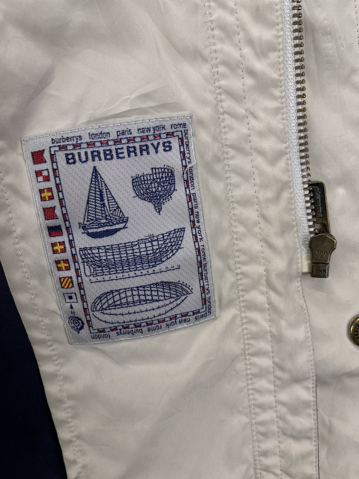 Burberry Vintage 90s Burberry Luxury Rare Zip Up Trashed Jacket Size US M / EU 48-50 / 2 - 8 Thumbnail