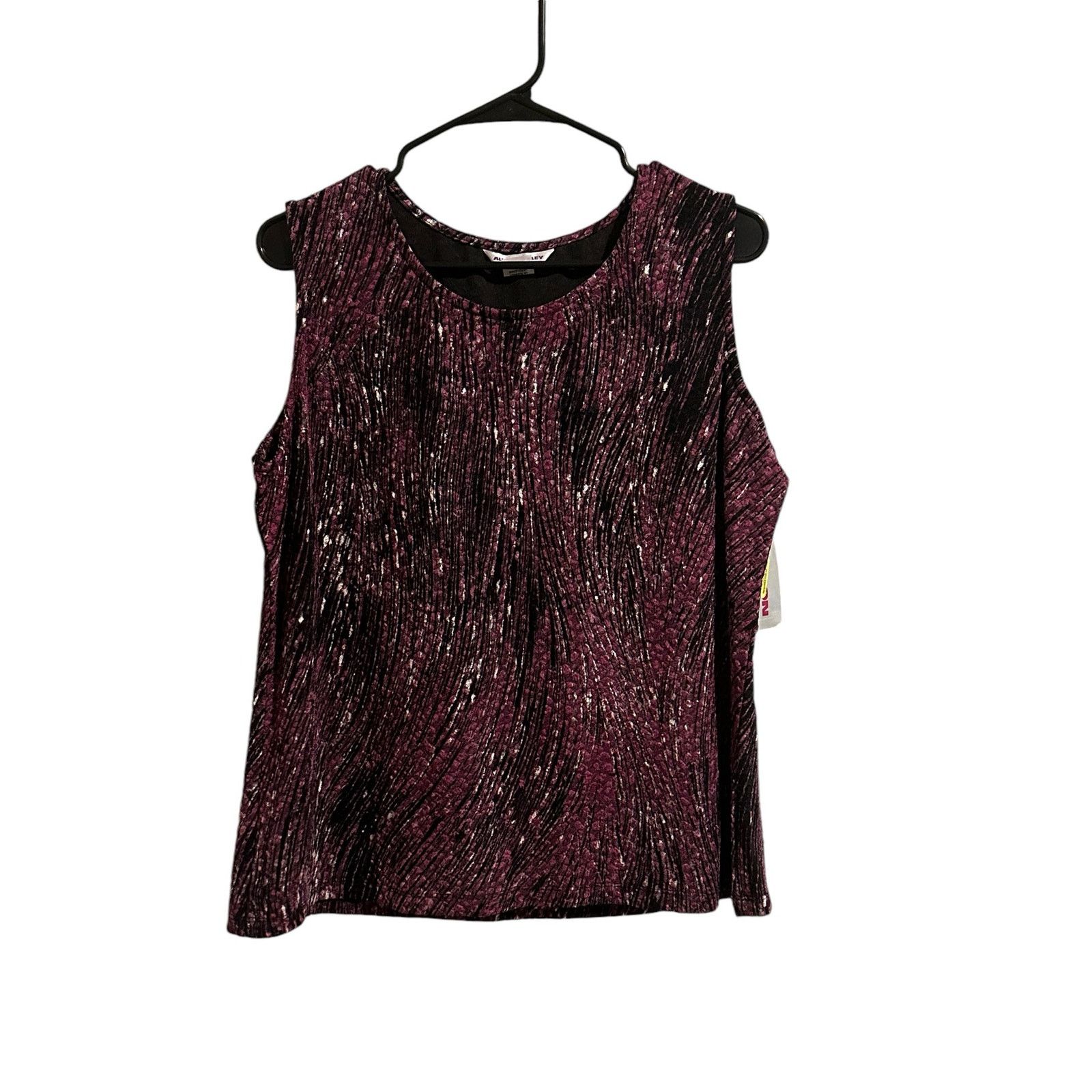 Other Allison Daley Crew Neck Sleeveless Formal Purple Blouse - L Size L / US 10 / IT 46 - 1 Thumbnail