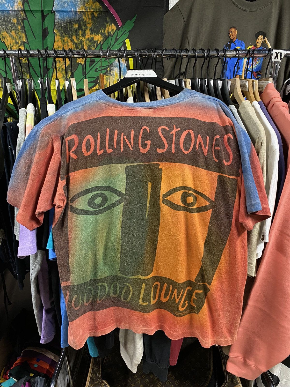 Band Tees × Vintage 90’s Vintage Rolling Stones Voodoo Lounge Band Shirt Medium Size US M / EU 48-50 / 2 - 4 Thumbnail