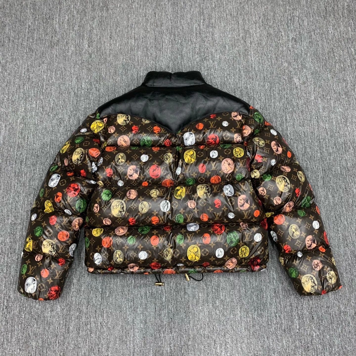 Louis Vuitton LV Yayoi Kusama x Brown Monogram Polka Dot Leather Puff 40 Size S / US 4 / IT 40 - 2 Thumbnail