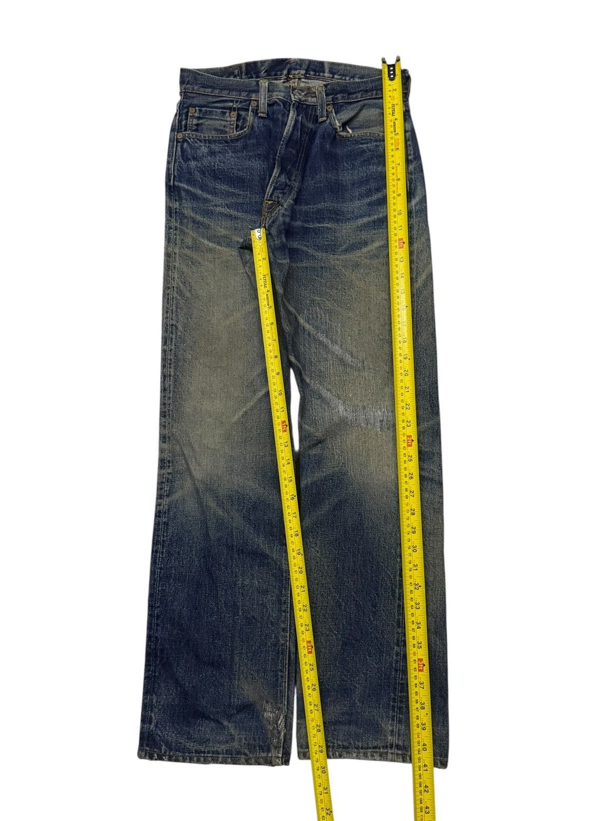 Denime Vintage 90s DENIME Lot 87 Selvedge Denim Jeans Japan | W29 Size US 29 - 19 Thumbnail