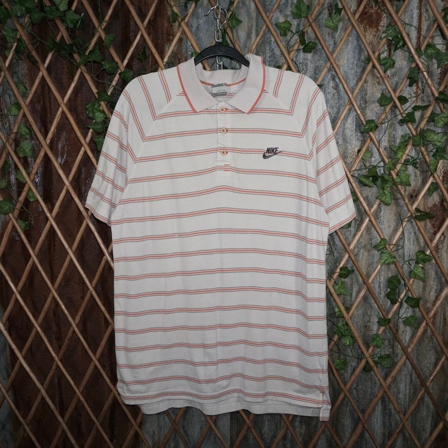Nike Large - Vintage / Y2K Nike 2000s stripe embroider golf polo Size US L / EU 52-54 / 3 - 1 Thumbnail