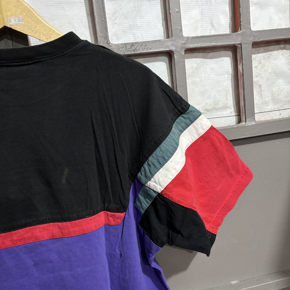 Adidas Adidas Vtg 90s Multicolor Striped Tee Shirt Purple Size US XL / EU 56 / 4 - 10 Thumbnail