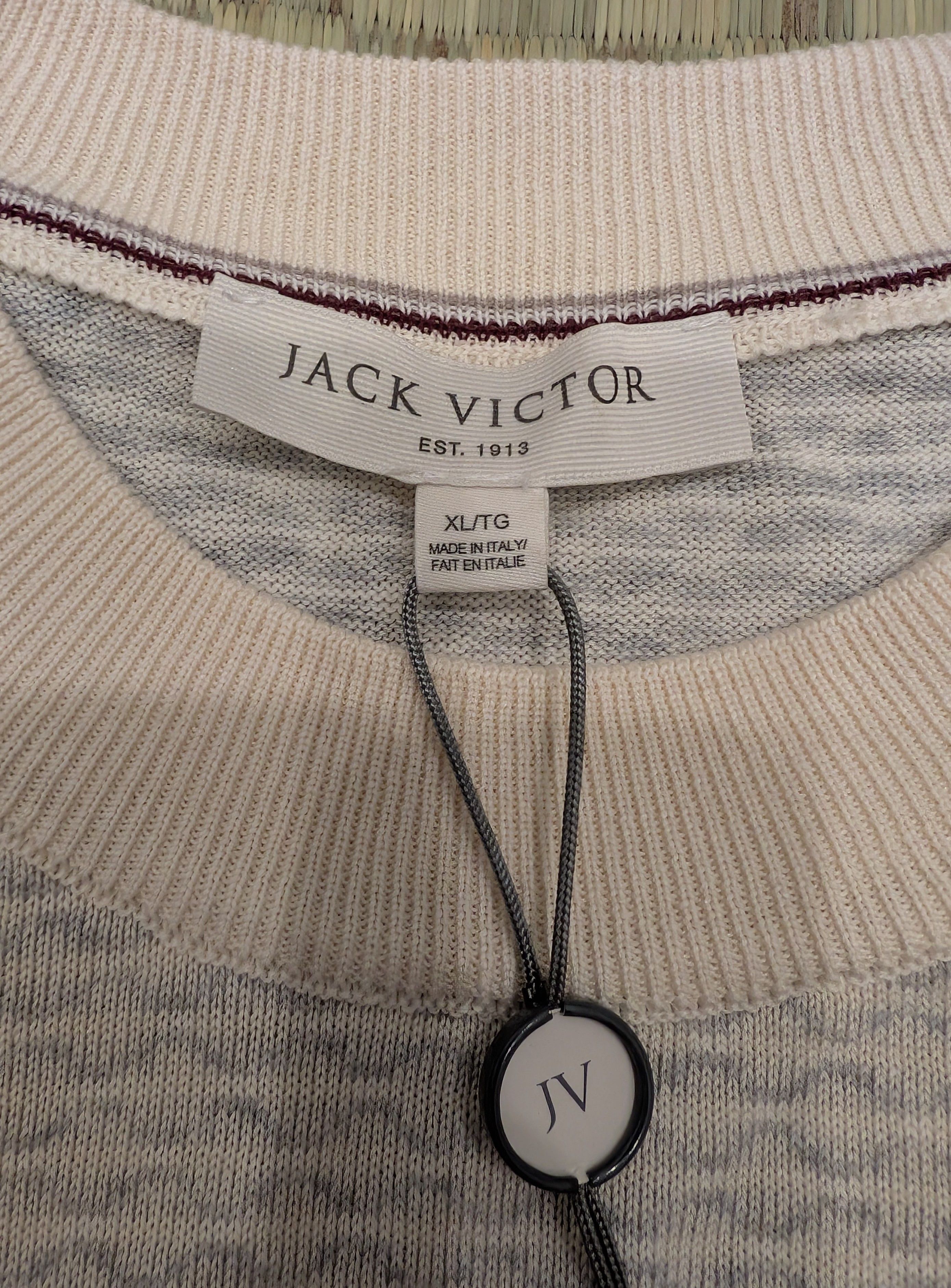 Jack Victor NWT Jack Victor Bartholomew Crew Cotton Silk Sweater Size US XL / EU 56 / 4 - 3 Thumbnail