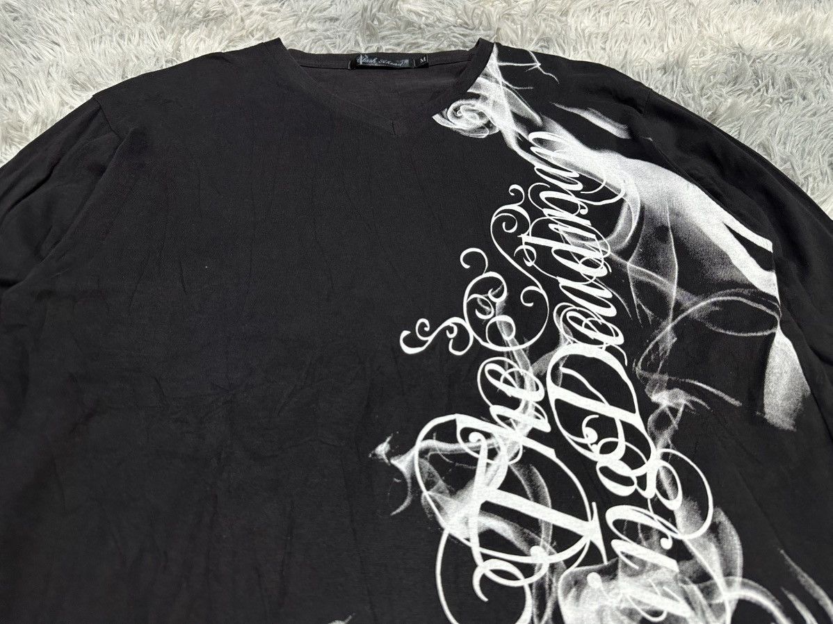 If Six Was Nine 🔥Sick Y2K Clash Ahead Smoke Poem Ls Shirt Goth Punk Size US M / EU 48-50 / 2 - 3 Thumbnail