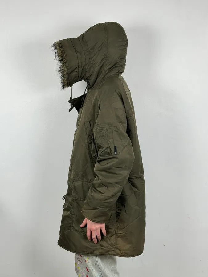 Dolce & Gabbana AW2003 Dolce & Gabbana Military Green Hooded Long Aviator Jacket Size US M / EU 48-50 / 2 - 4 Thumbnail