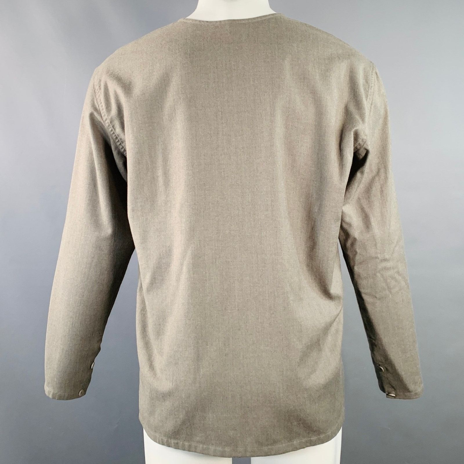 Christophe Lemaire CHRISTOPHE LEMAIRE Heather Virgin Wool Cashmere Crew Neck Size US XS / EU 42 / 0 - 3 Thumbnail