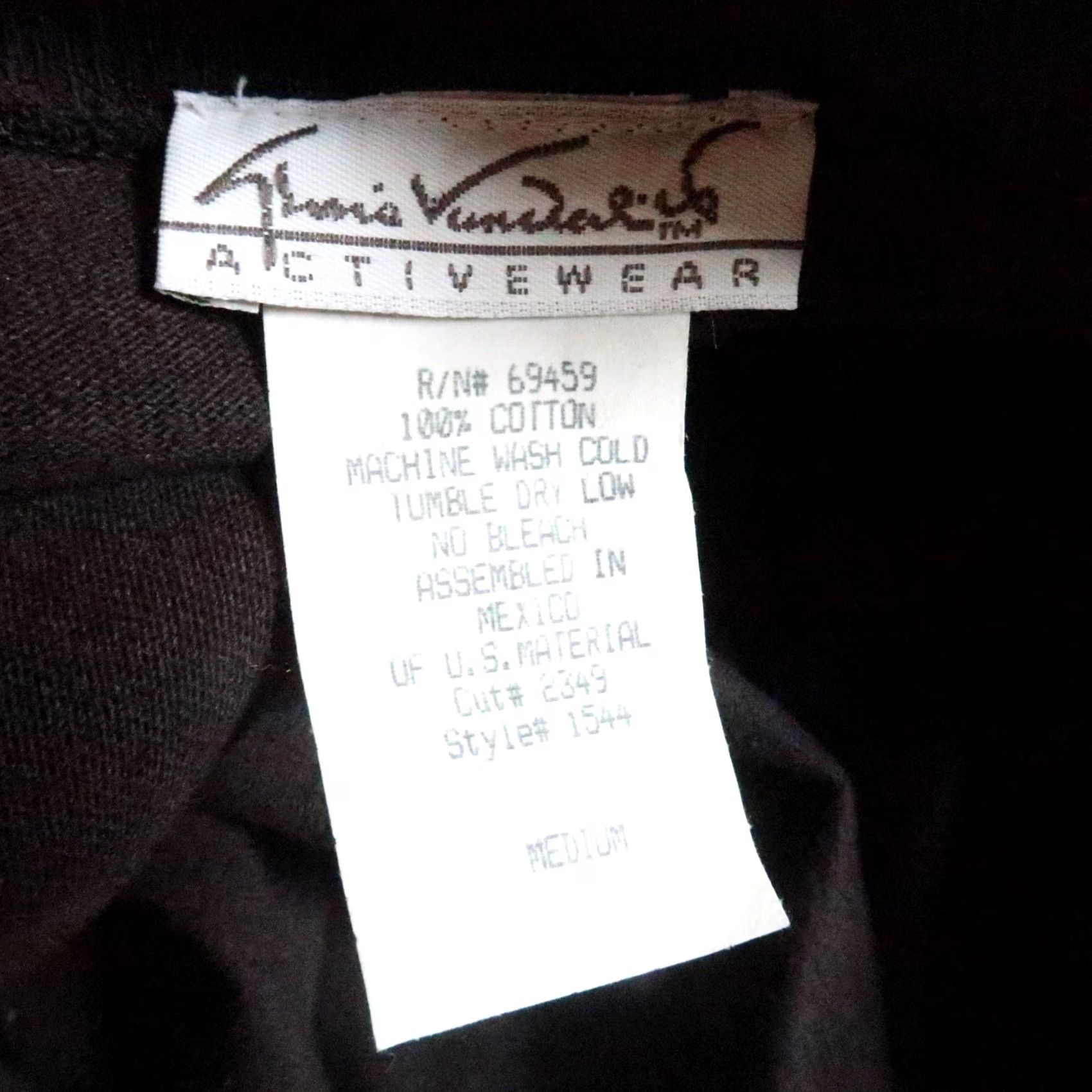 Gloria Vanderbilt VINTAGE Gloria Vanderbilt Black Cotton Sweater Cardigan M 80s Womens Size M / US 6-8 / IT 42-44 - 4 Thumbnail