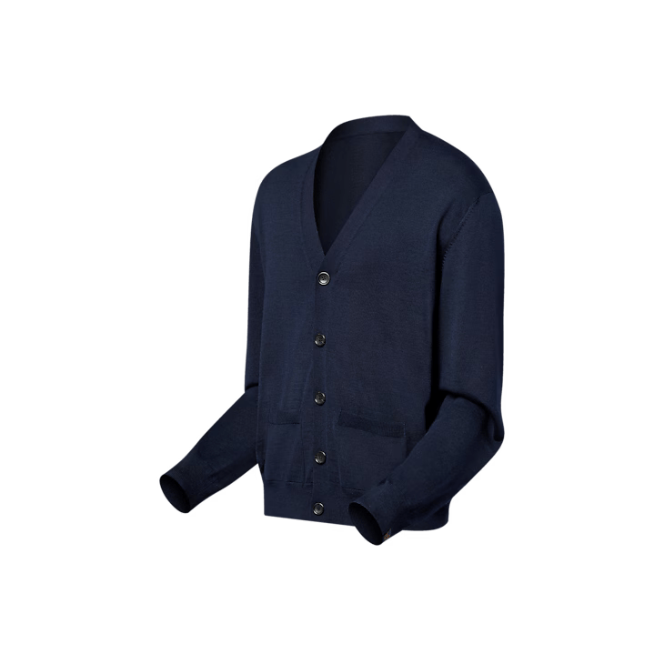 Louis Vuitton Silk and Cashmere Blend Cardigan Size US XL / EU 56 / 4 - 3 Thumbnail