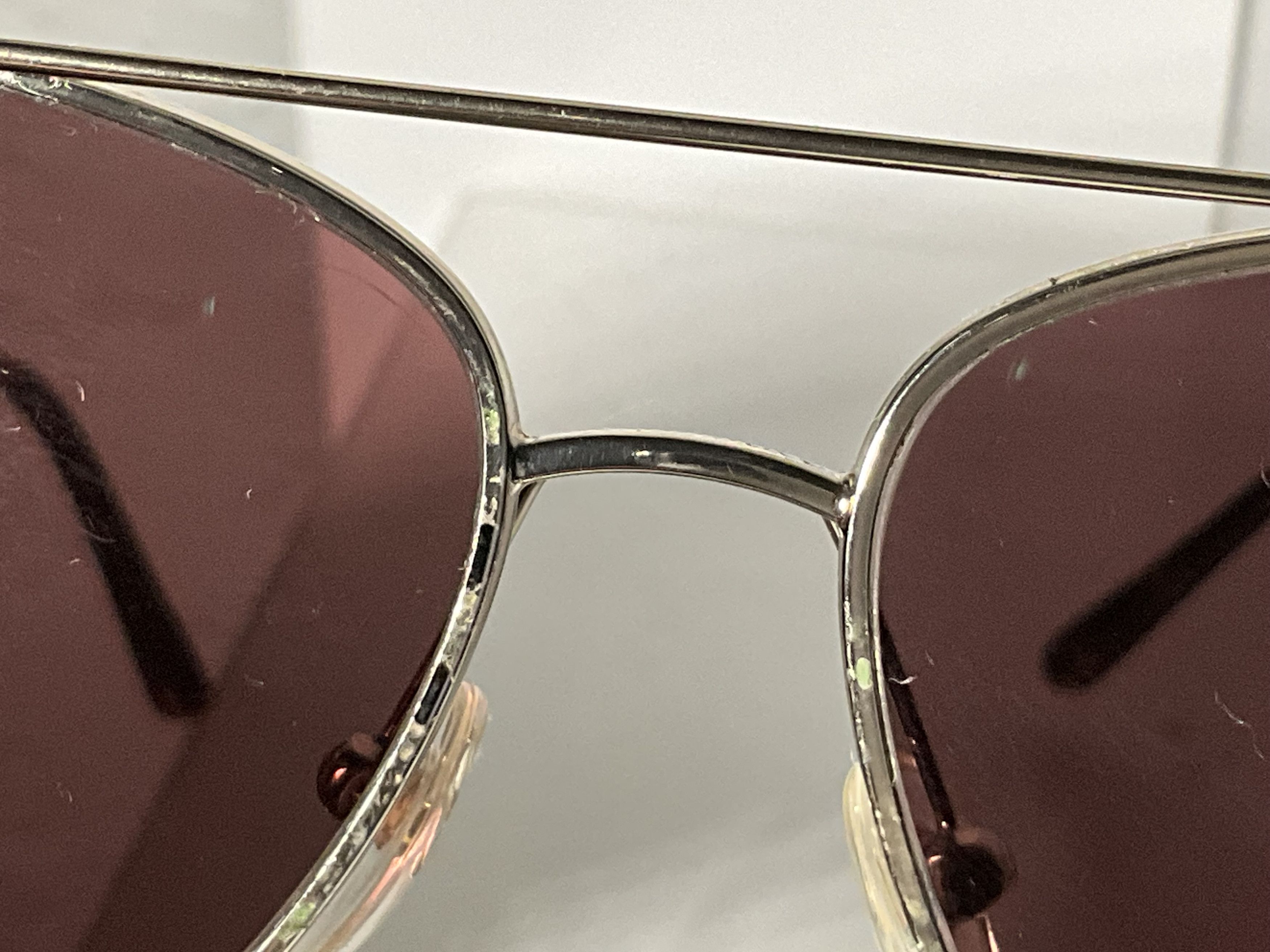 Burberry Aviator Sunglasses – Pink Tint, Stripe Arms
