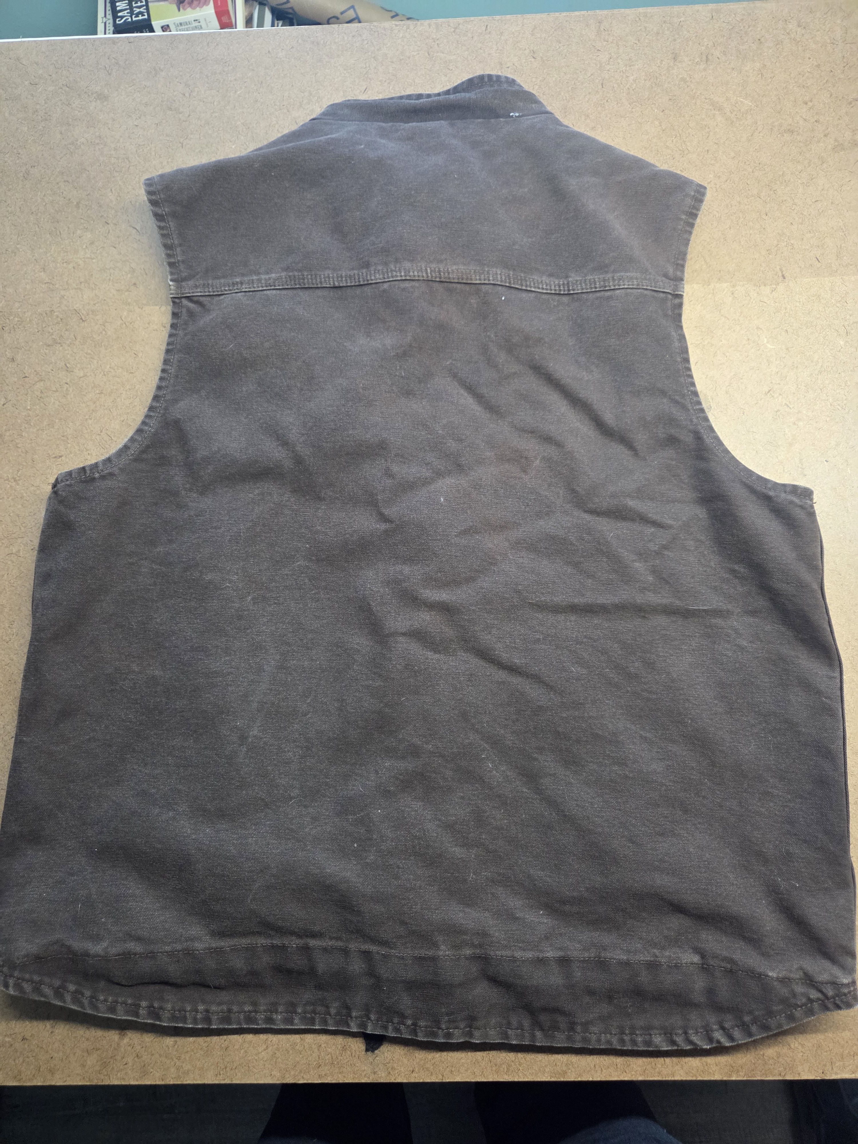 Carhartt Carhartt V33 Sherpa Lined Vest in Brown XL Tall Size US XL / EU 56 / 4 - 2 Thumbnail