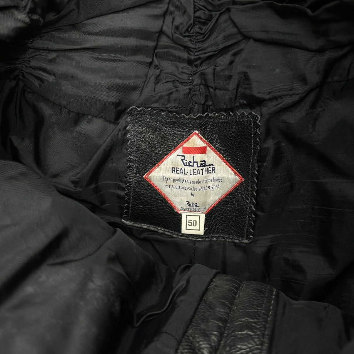 Leather Vintage Moto Leather Pants Size 50 Y2K Style USA 00s Size US 34 / EU 50 - 7 Thumbnail