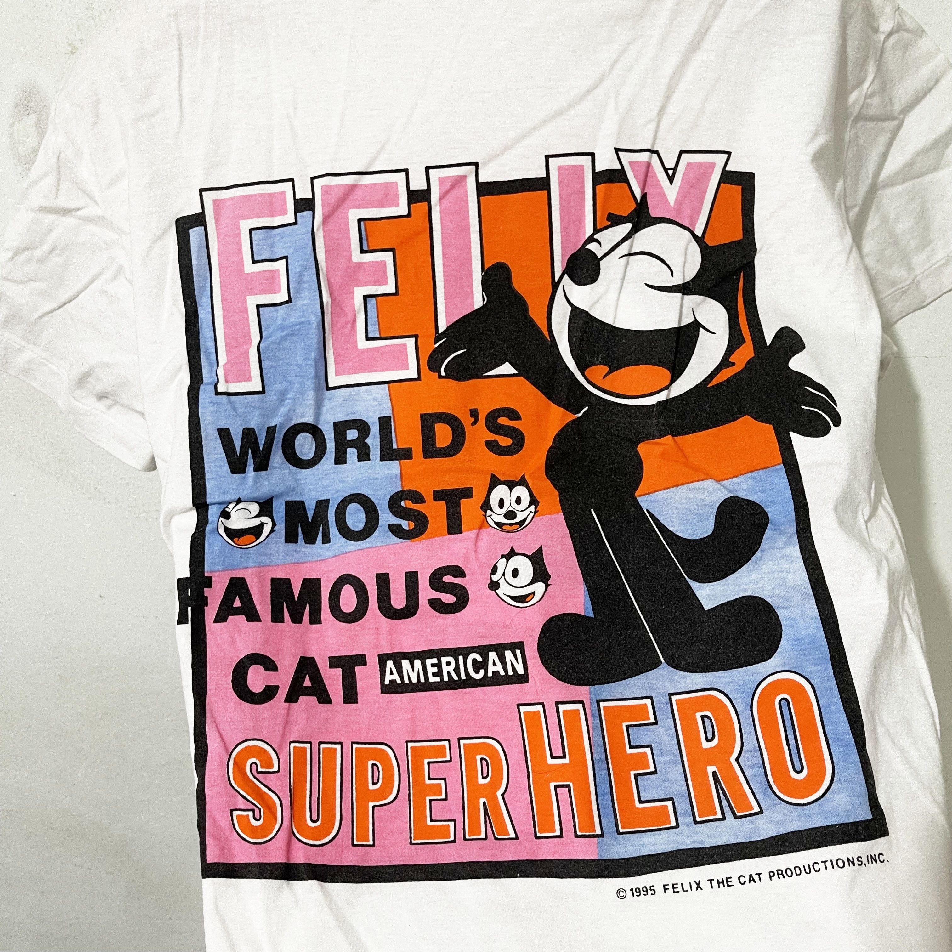 Vintage Vintage 1995 Felix the Cat T-Shirt Size US XS / EU 42 / 0 - 5 Thumbnail
