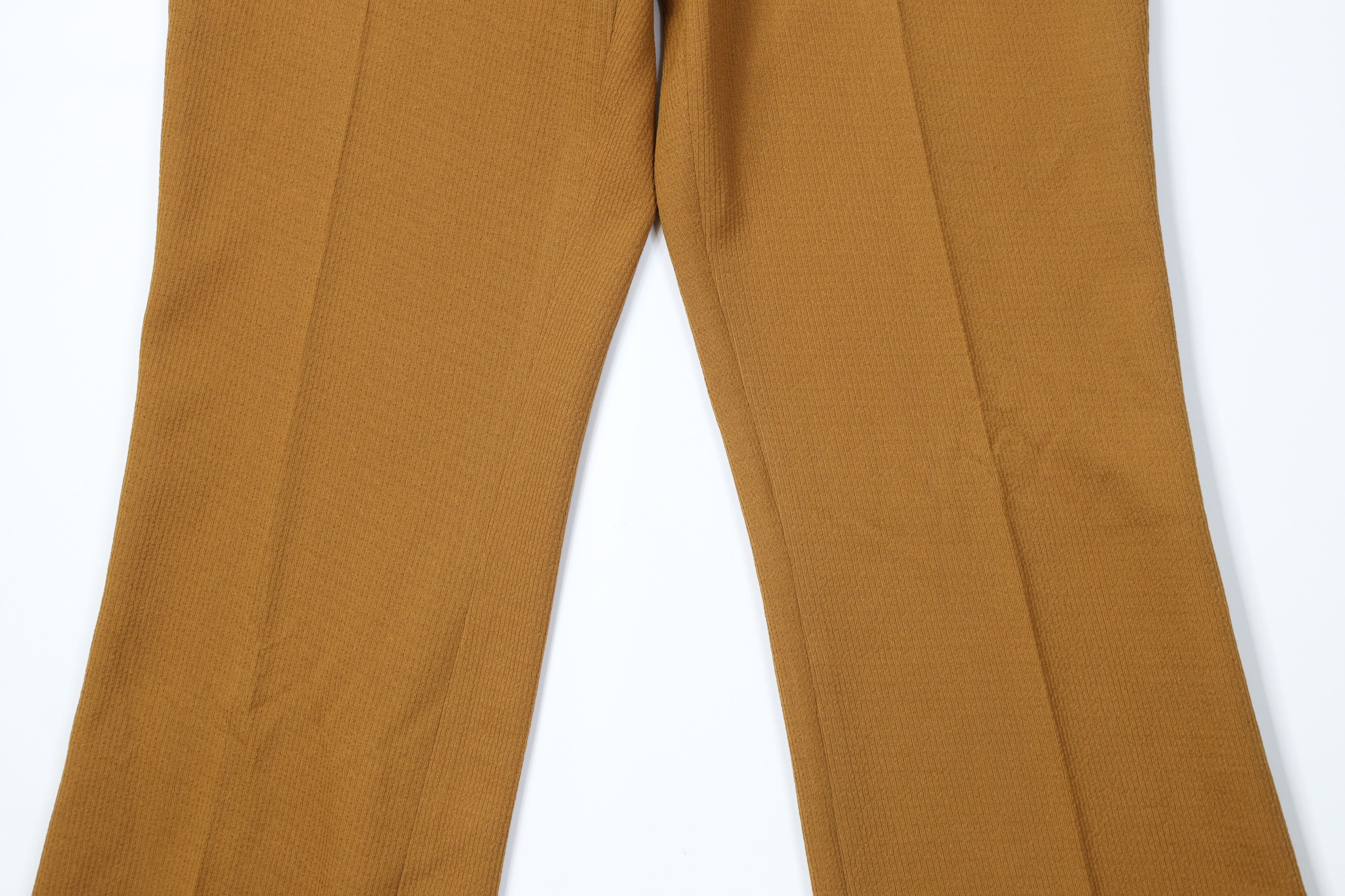 Vintage Vintage 70s Streetwear Ribbed Double Knit Bell Bottoms Pants Size US 34 / EU 50 - 3 Thumbnail