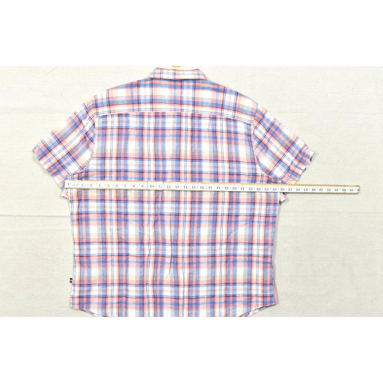 Nautica Nautica Button-Up Shirt Plaid Multicolor Short Sleeve Linen-Cotton 2XL Men NWT Size US XXL / EU 58 / 5 - 7 Thumbnail