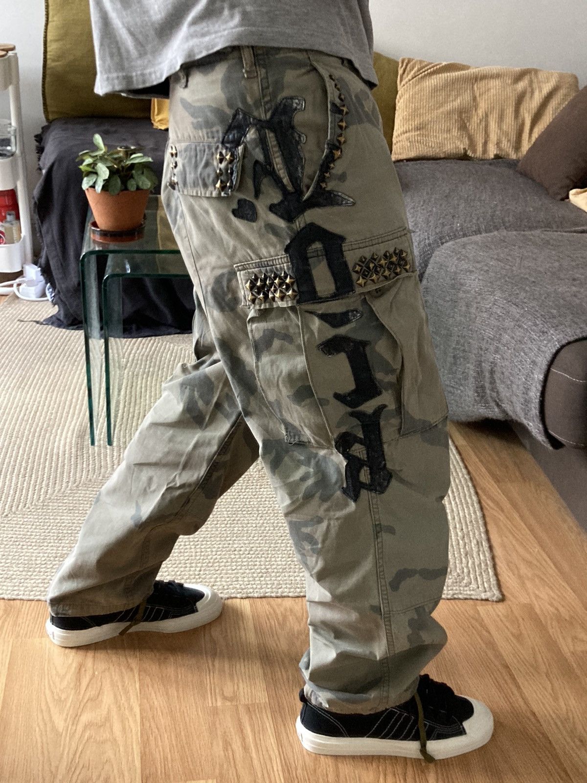 Designer × The Great China Wall × Vintage The Great China Wall - Camo Cargo Pant Size US 30 / EU 46 - 1 Thumbnail