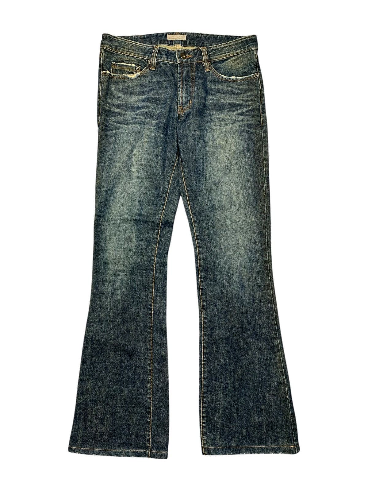 GOA GOA vintage japanese flared faded jeans Size US 31 - 2 Thumbnail