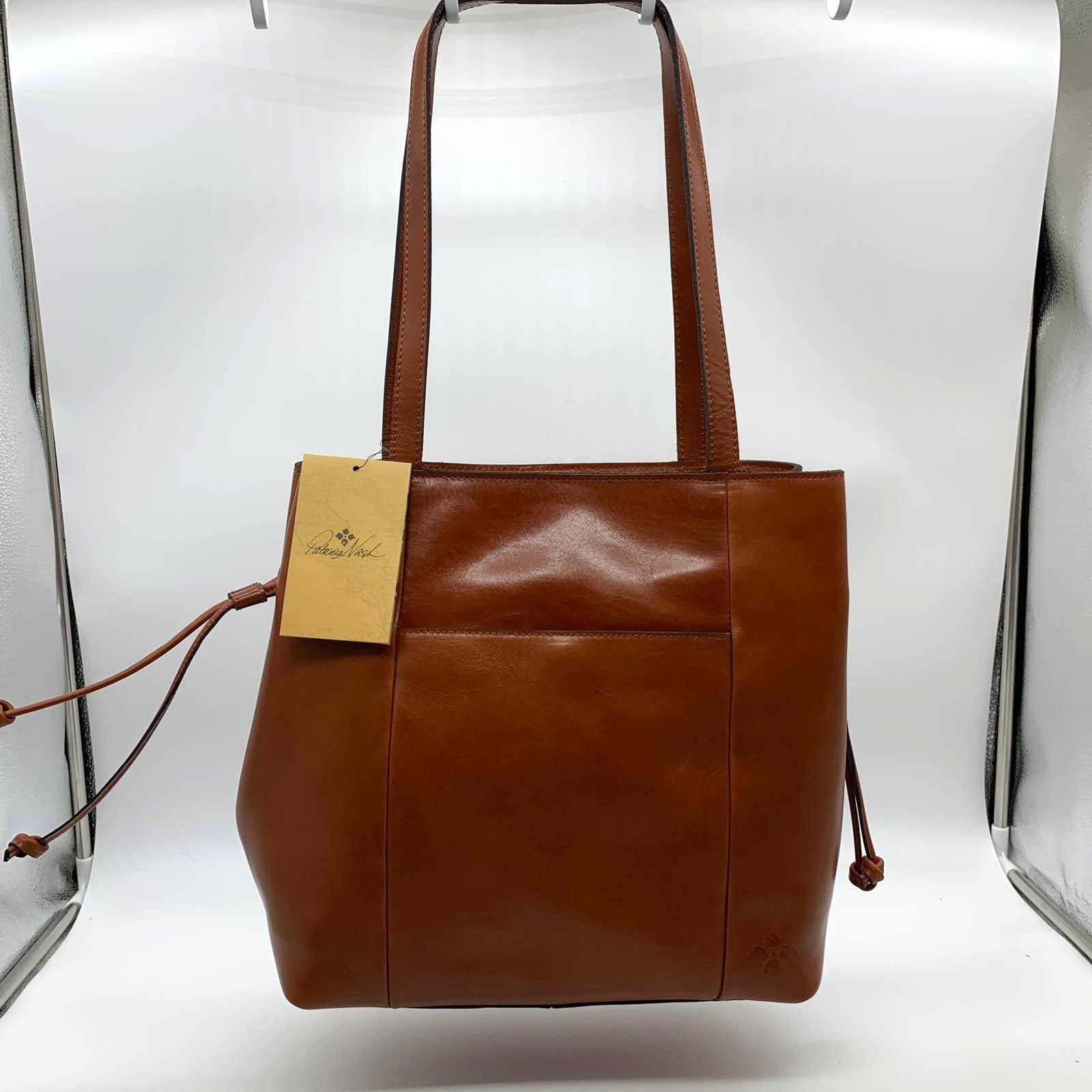 Other Patricia Nash Everton Slouchy Tote Cinnamon Brown Leather Size ONE SIZE - 2 Thumbnail