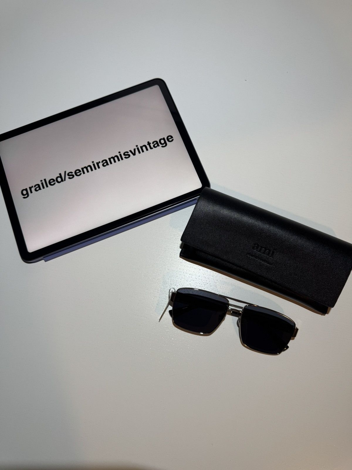AMI Ami Paris Sunglasses 75007 Size ONE SIZE - 1 Thumbnail