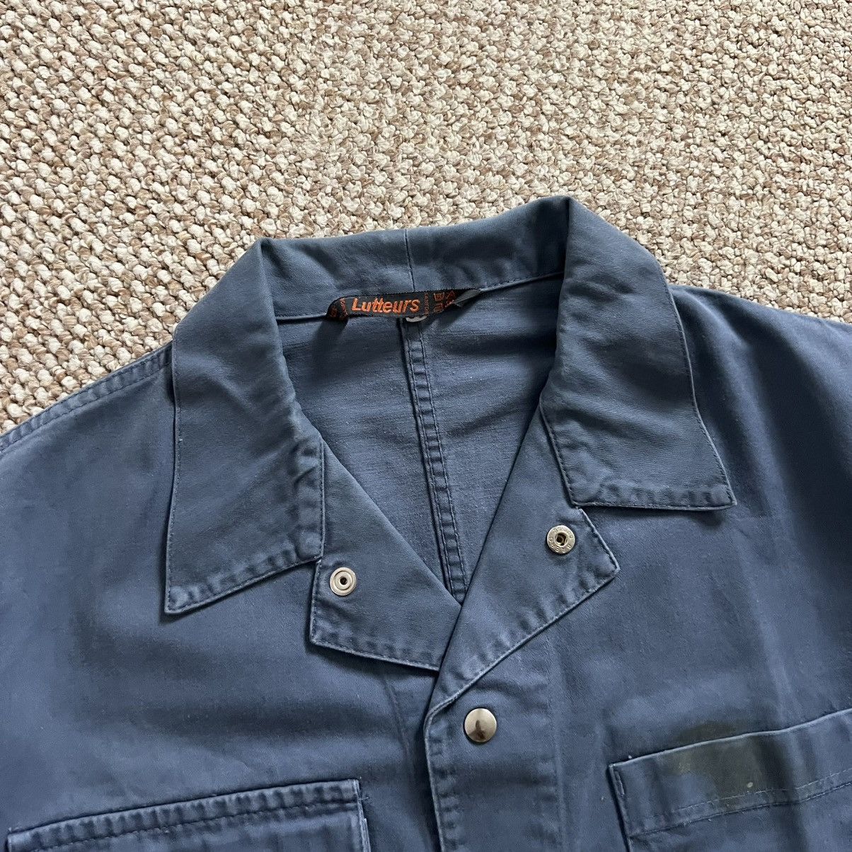 Le Laboureur Lutteusr vintage distressed works french jacket Size US M / EU 48-50 / 2 - 4 Thumbnail