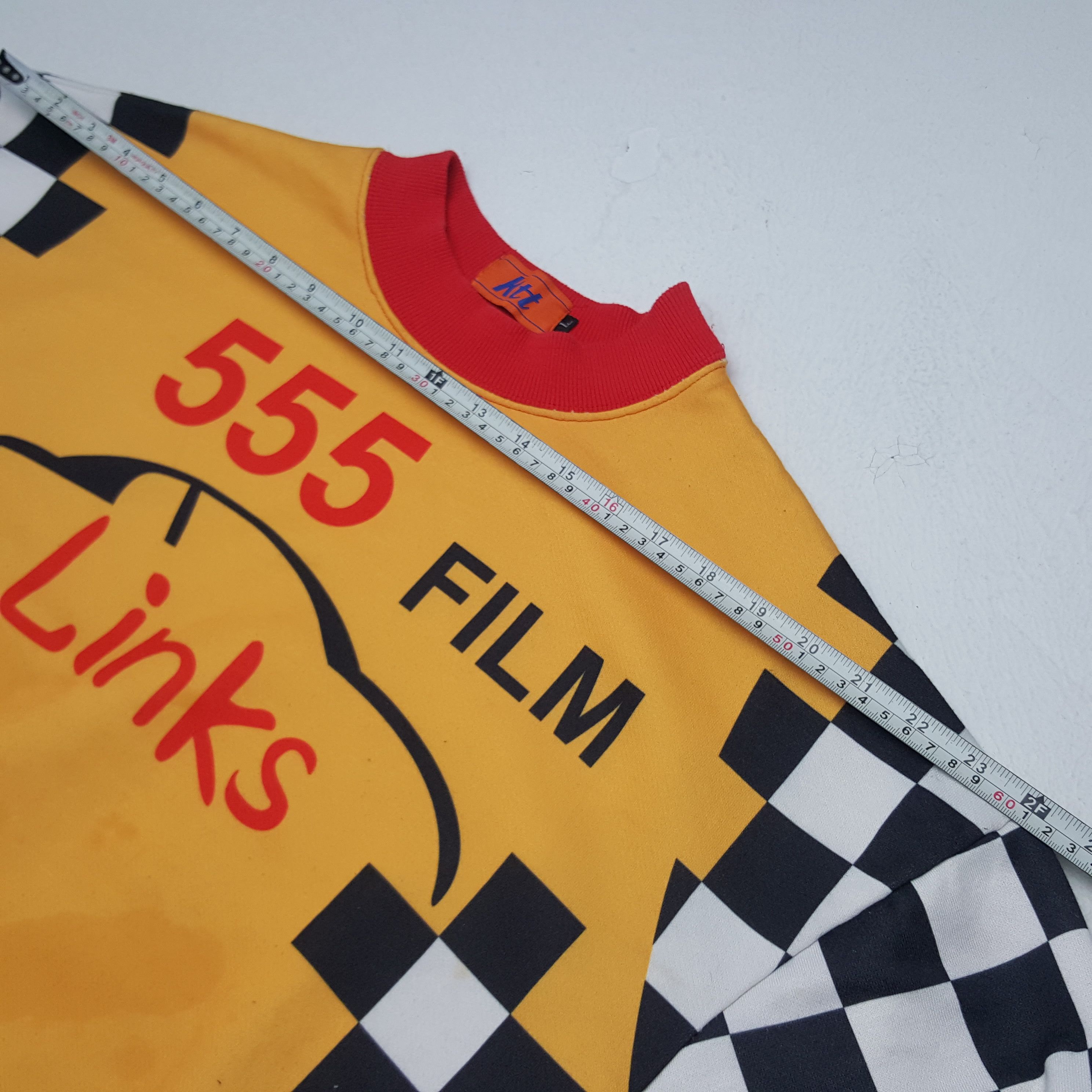 Japanese Brand × Vintage Vintage KTT 555 Film Link Racing Japanese Team Sweatshirt Size US L / EU 52-54 / 3 - 8 Thumbnail