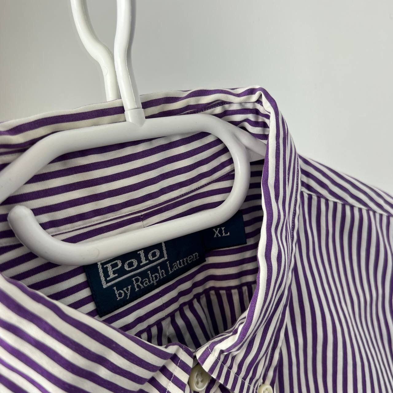 Polo Ralph Lauren Vintage Polo Ralph Lauren Shirt Striped Old Money Y2k Style Size US XL / EU 56 / 4 - 4 Thumbnail