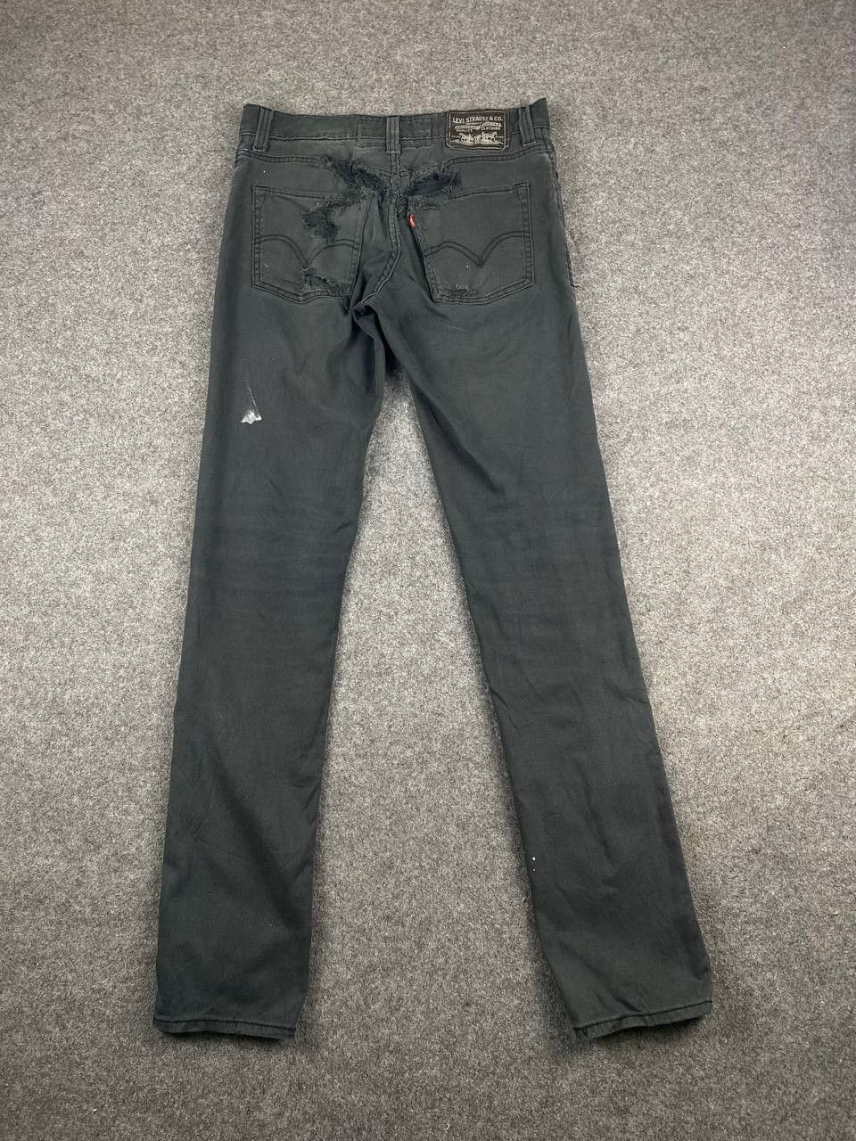 Levi's levis 510 super skinny distressed damage denim Size US 33 - 1 Thumbnail