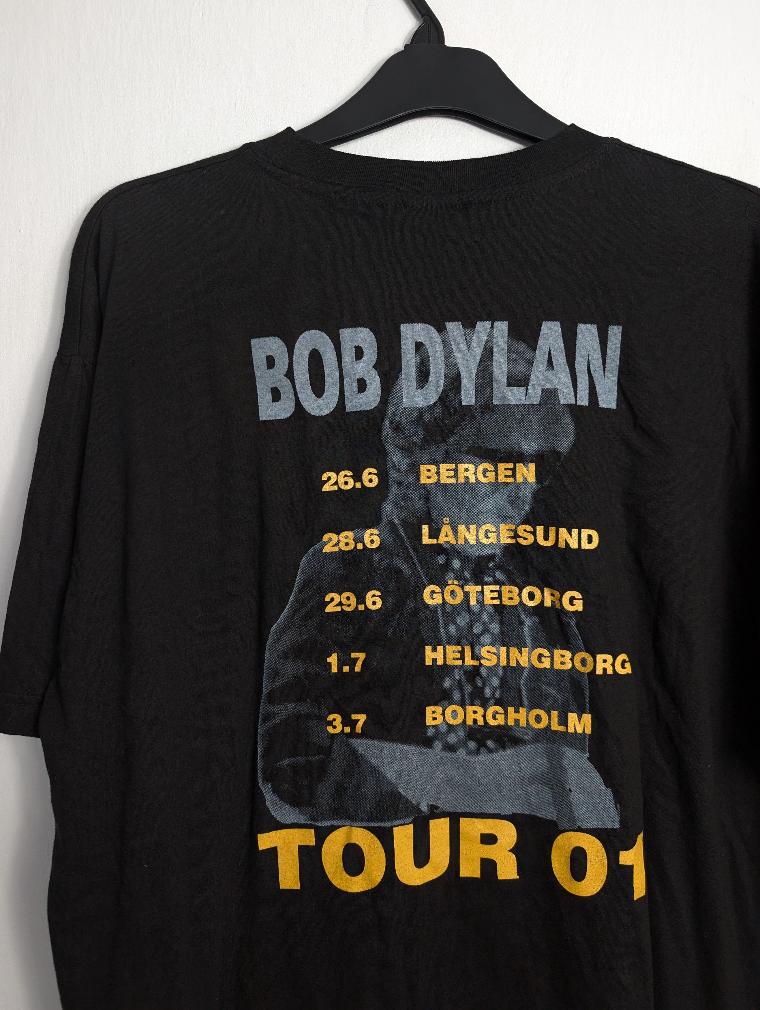 Band Tees Bob Dylan 2001 European Tour Tee Rare Vintage Size US XL / EU 56 / 4 - 4 Thumbnail