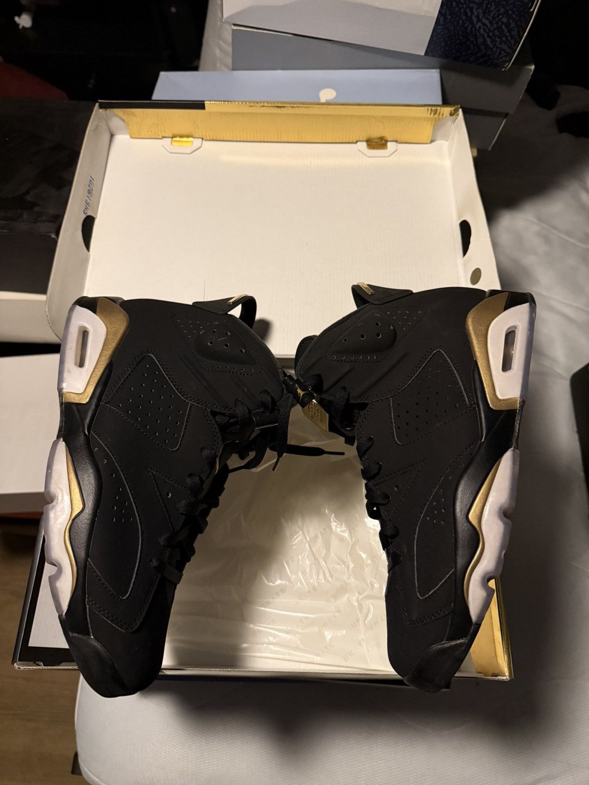 Jordan Brand Jordan 6 DMP Black Size US 9.5 / EU 42-43 - 4 Thumbnail