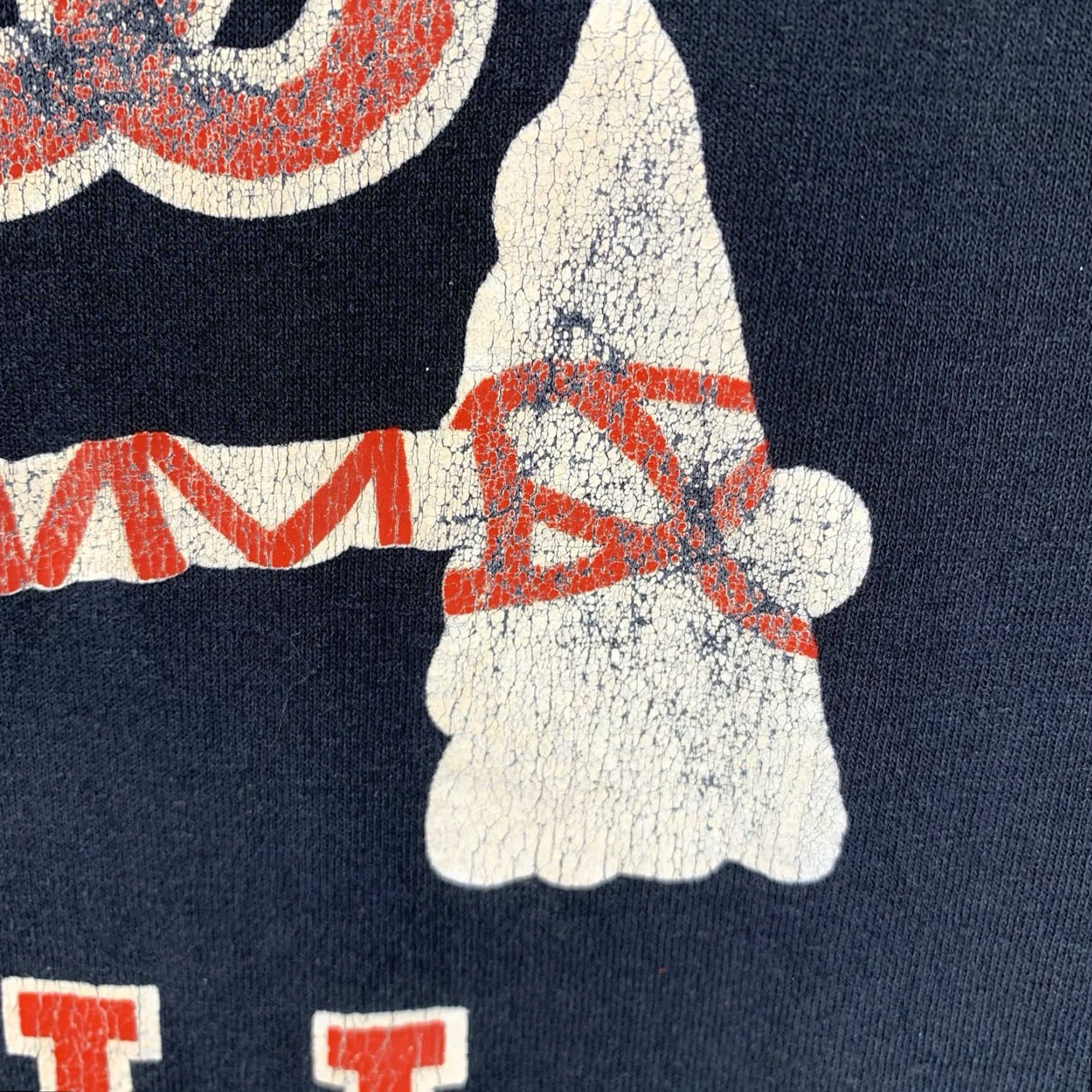 Vintage VINTAGE Scree Stars Best Black Single Stitch T-Shirt Adult L Graphic Print Barton Braves Baseball 80s Unisex Size US L / EU 52-54 / 3 - 7 Thumbnail