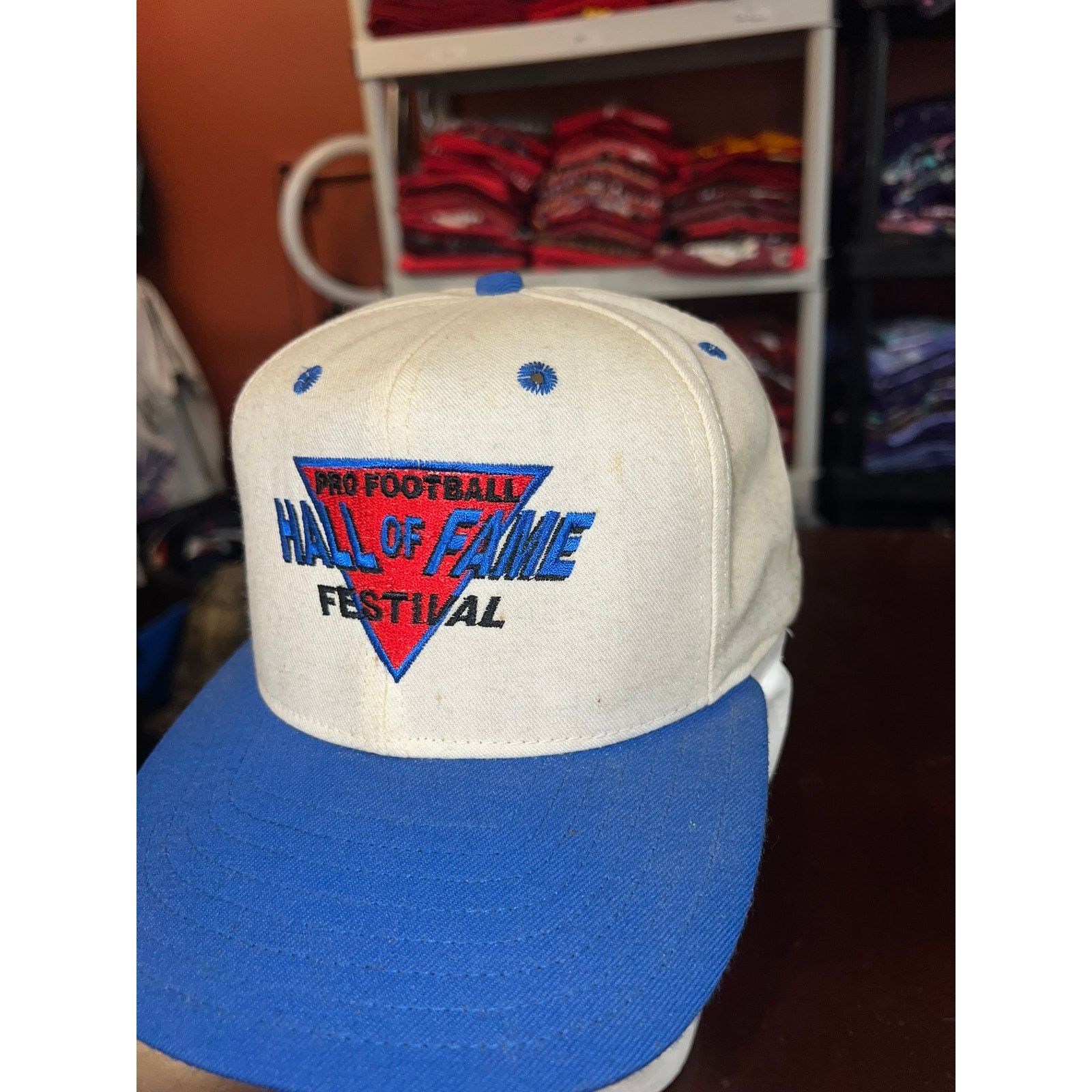 NFL Vintage Pro Football Hall Of Fame Hat Snapback Festival 90s Size ONE SIZE - 3 Thumbnail