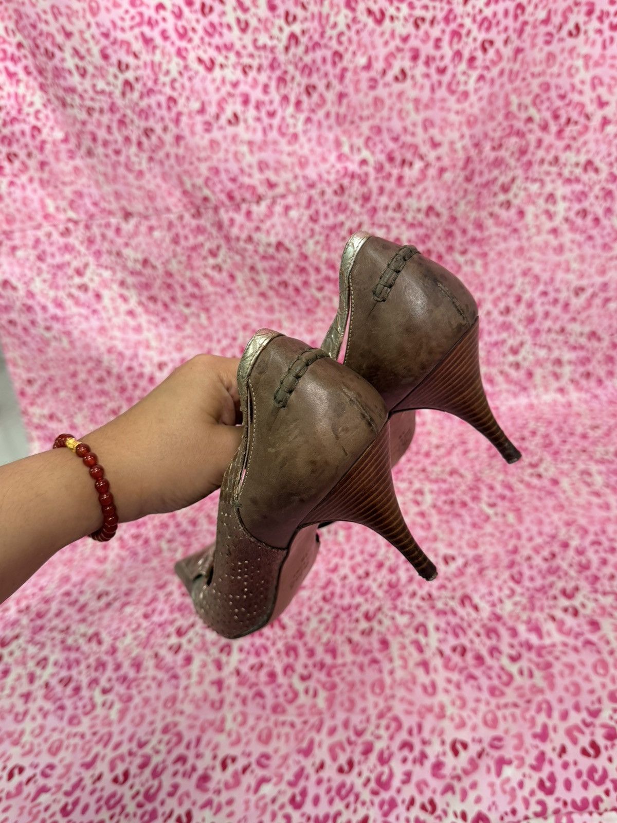Chloe Chloe Silverado Snakeskin Shoes Size US 9 / IT 39 - 4 Thumbnail