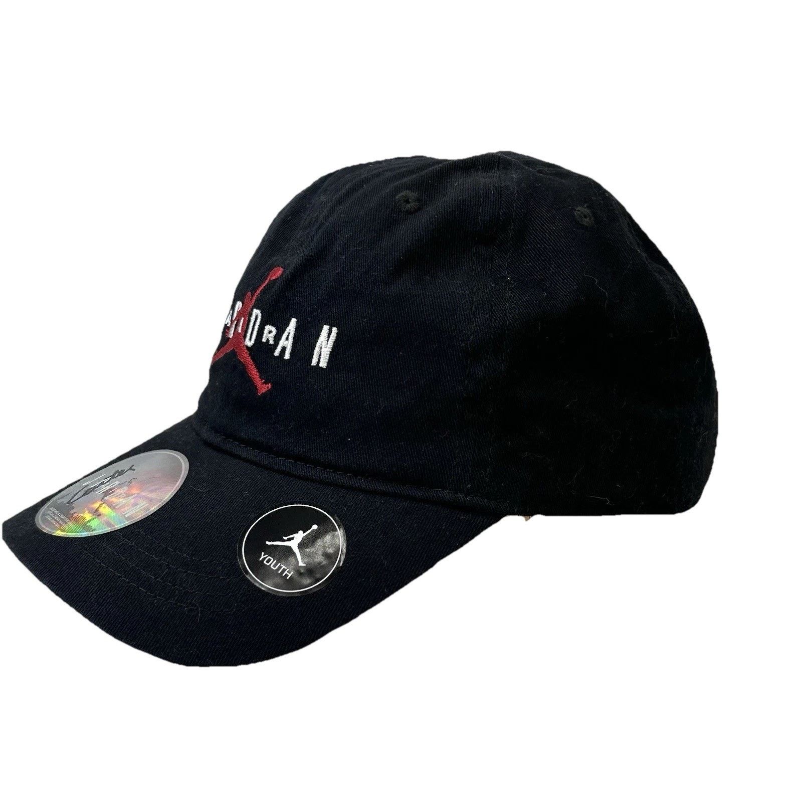 Other AirJordan Jumpman Youth Adjustable Black Hat Cap Strapback Size ONE SIZE - 2 Thumbnail