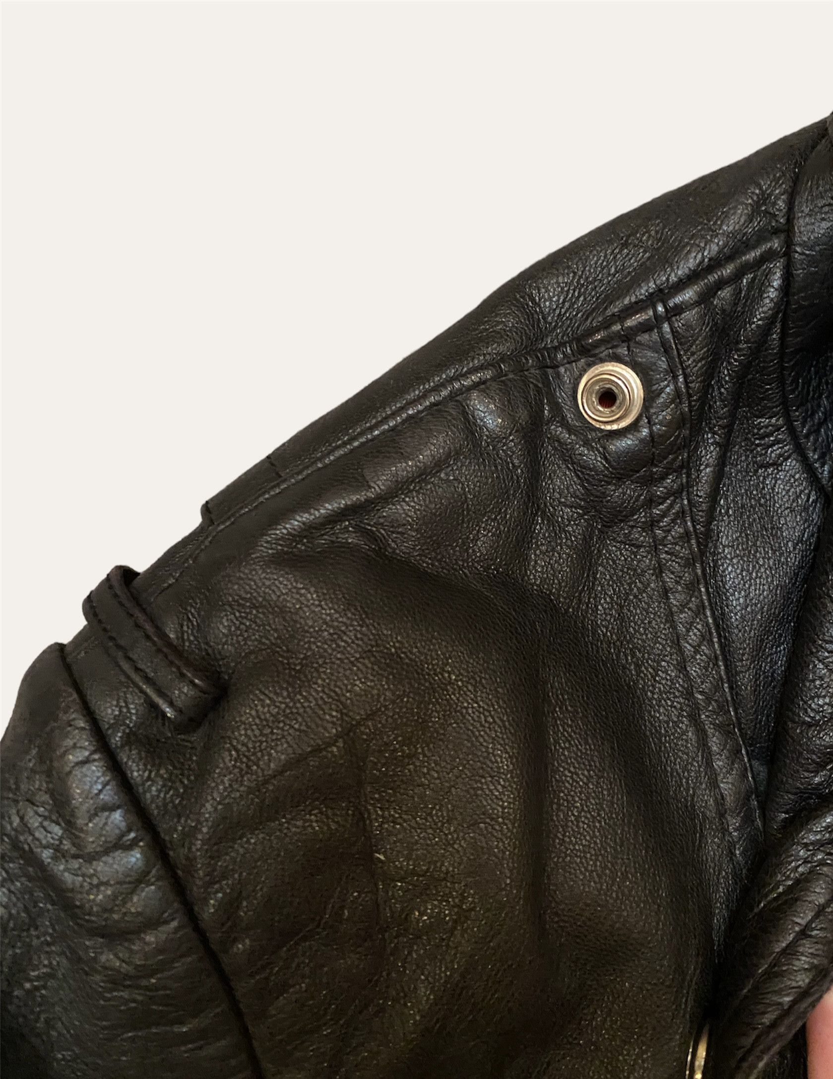 Petroff / Jofama / Janbell Type Leather8 Rare Vtg Leather Biker