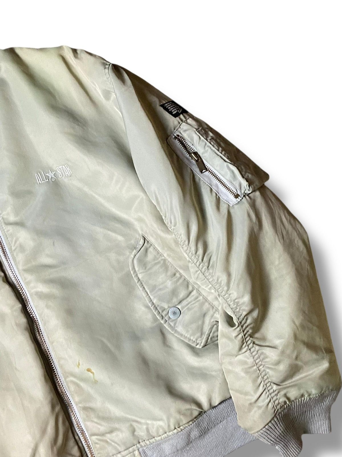 Converse × Japanese Brand × Vintage Vintage CONVERSE ALL STARS Bomber Jacket (126) Size US L / EU 52-54 / 3 - 9 Thumbnail