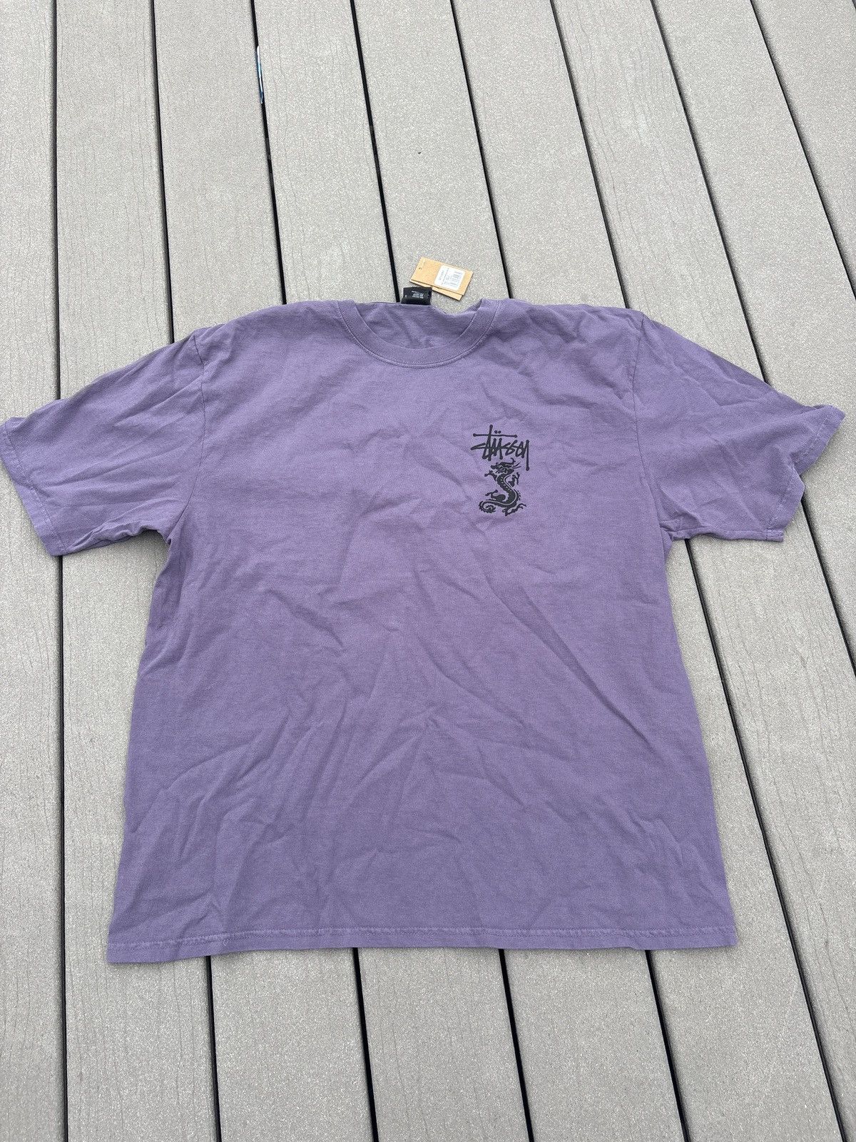 Stussy STUSSY DOUBLE DRAGON T SHIRT Size US XL / EU 56 / 4 - 2 Thumbnail