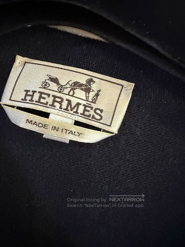 Hermes Hermes Striped and floral patterned knitted sweater Size L / US 10 / IT 46 - 3 Thumbnail