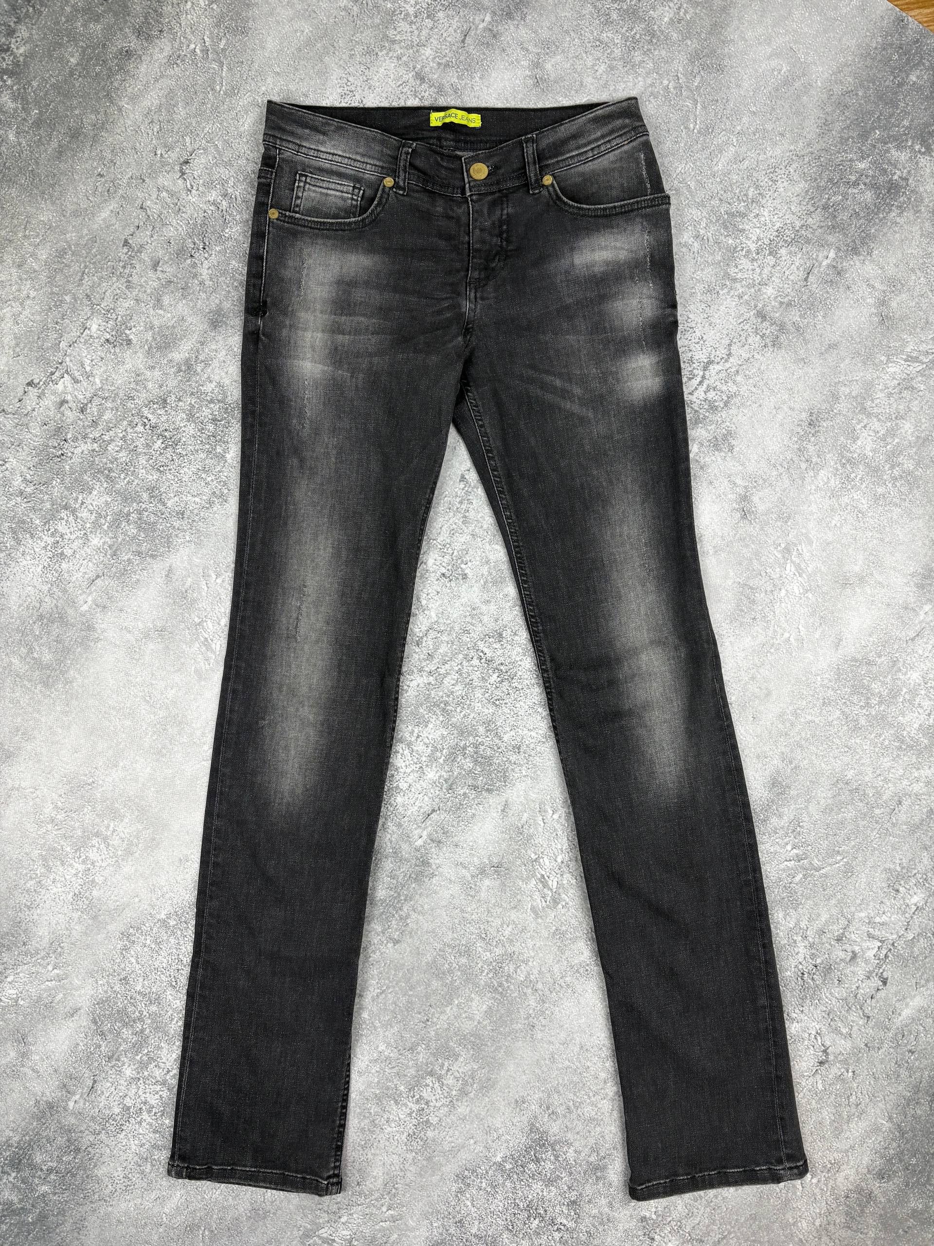 Versace Versace Jeans Couture Black Pants Womens Luxury Italy IT 40 Size 27" / US 4 / IT 40 - 1 Thumbnail