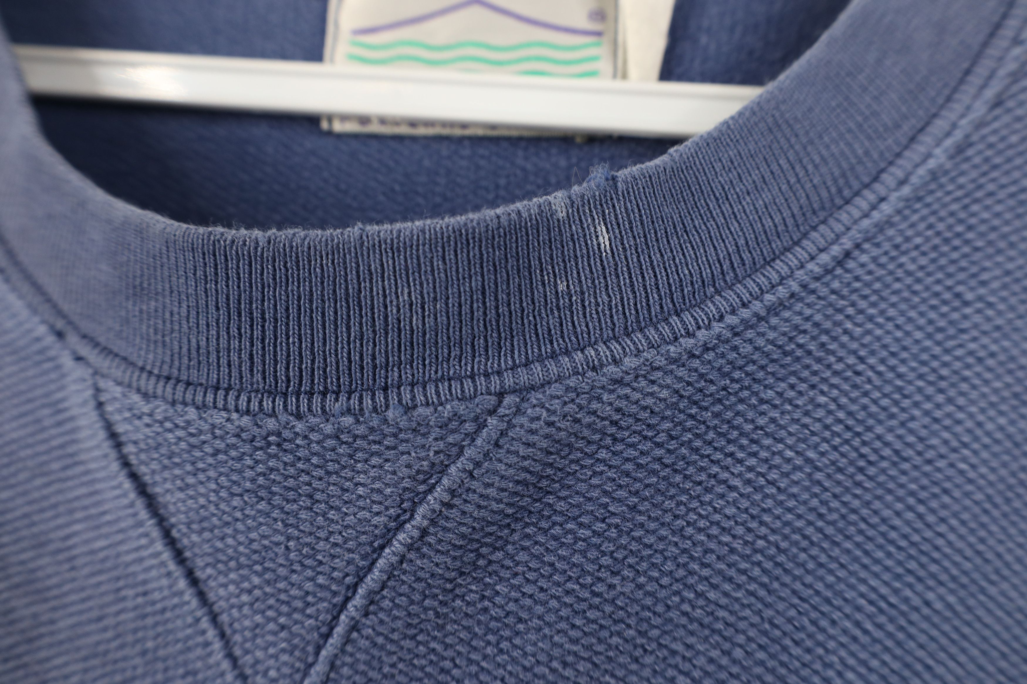 Columbia Vintage 90s Columbia Knit Heavy Thermal Sweatshirt Blue USA Size US XL / EU 56 / 4 - 5 Thumbnail