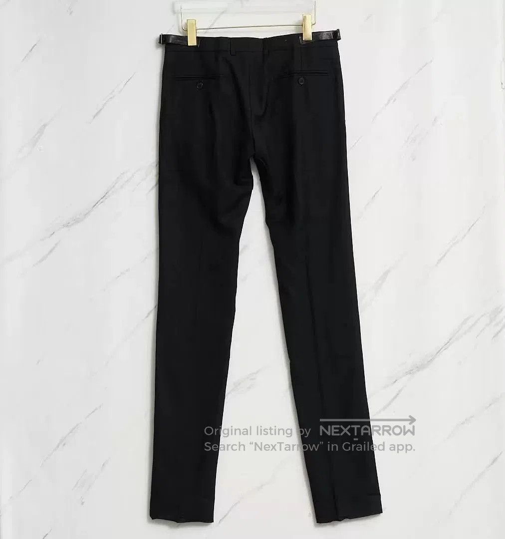 Saint Laurent Paris Saint Laurent Men's Black Wool Trousers. Size US 32 / EU 48 - 3 Thumbnail