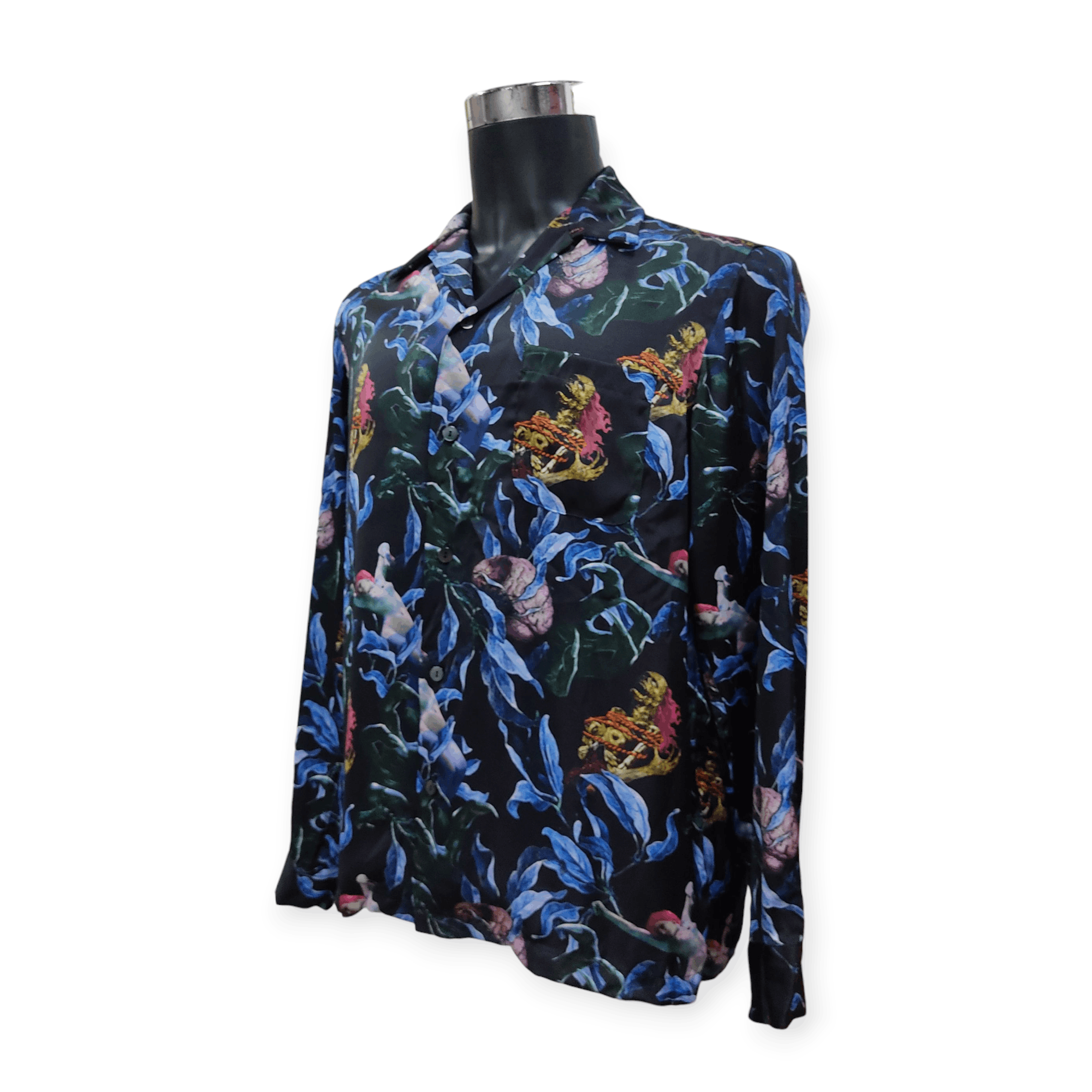 KIDILL KIDILL Archives Batalian Zombie Skulls Aloha LS Shirts Size US L / EU 52-54 / 3 - 4 Thumbnail