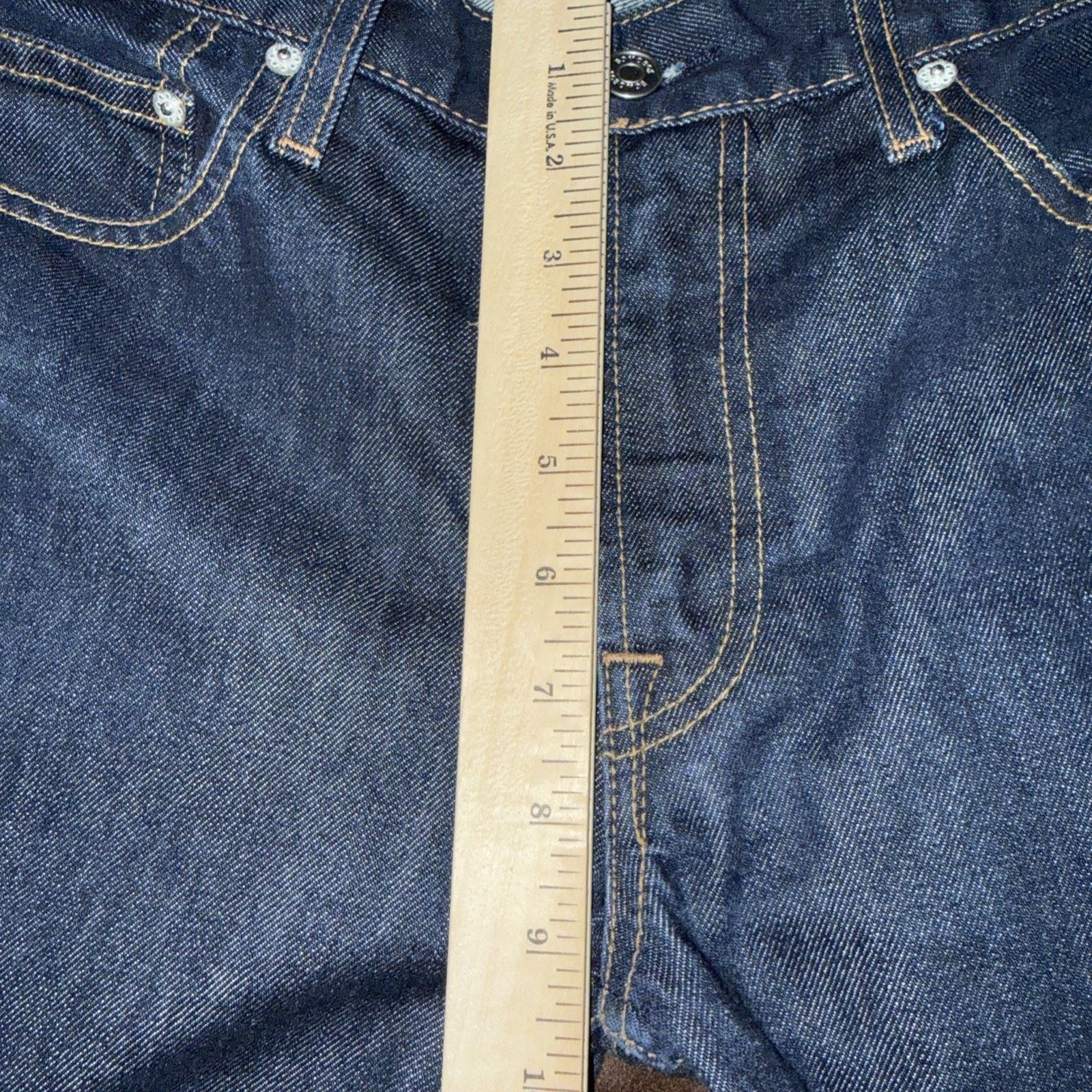 Bonobos Bonobos Dark Wash 31x32 Straight Leg White Oak Cone Denim Size US 32 / EU 48 - 3 Thumbnail