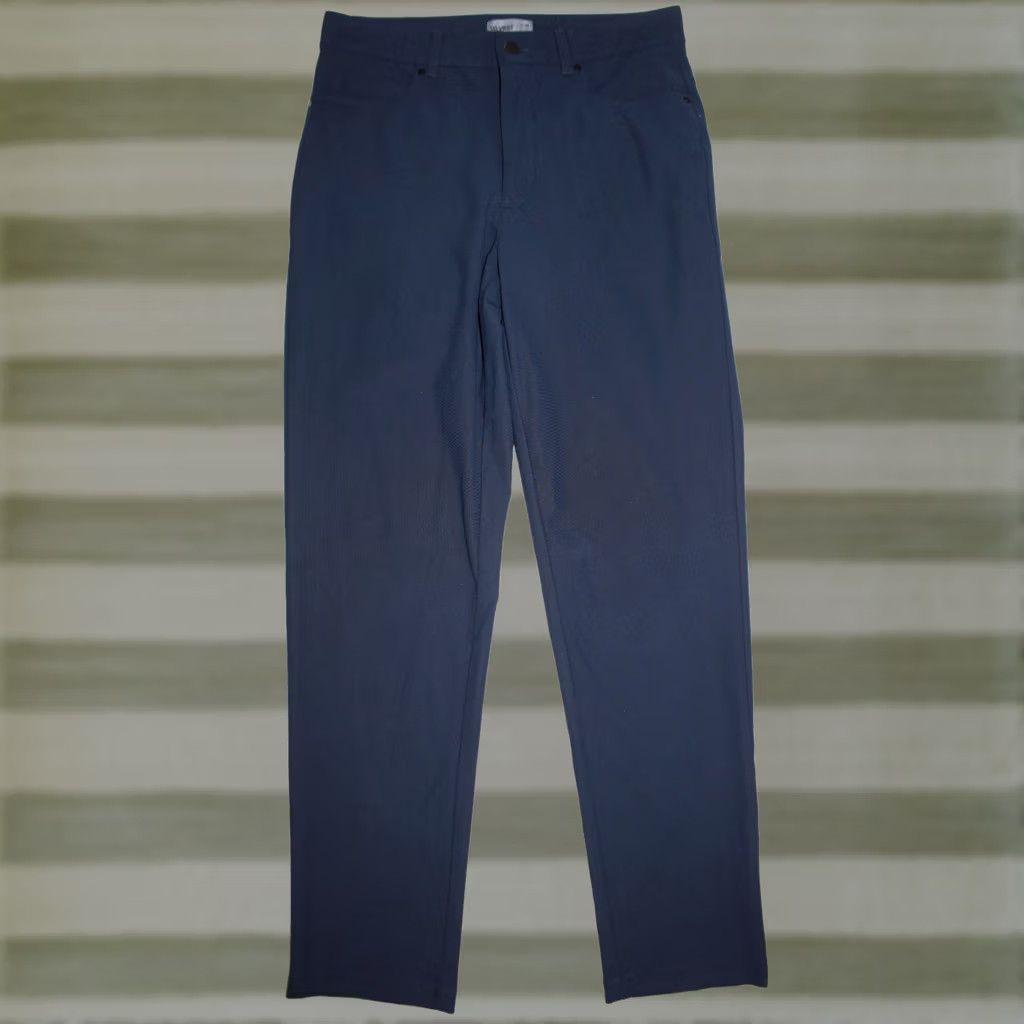 Vintage VRST Pants Men's 31x32 Limitless Commuter 5 Pocket Athletic Golf Navy Blue Size US 31 - 1 Thumbnail