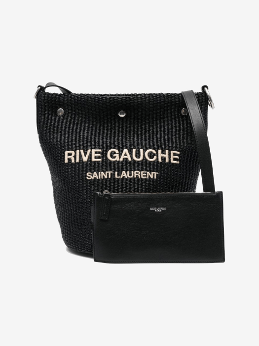 Saint Laurent Paris o1b1hav110525 676624 Size: OS / Rive Gauche Bucket Bag Black Size ONE SIZE - 2 Thumbnail