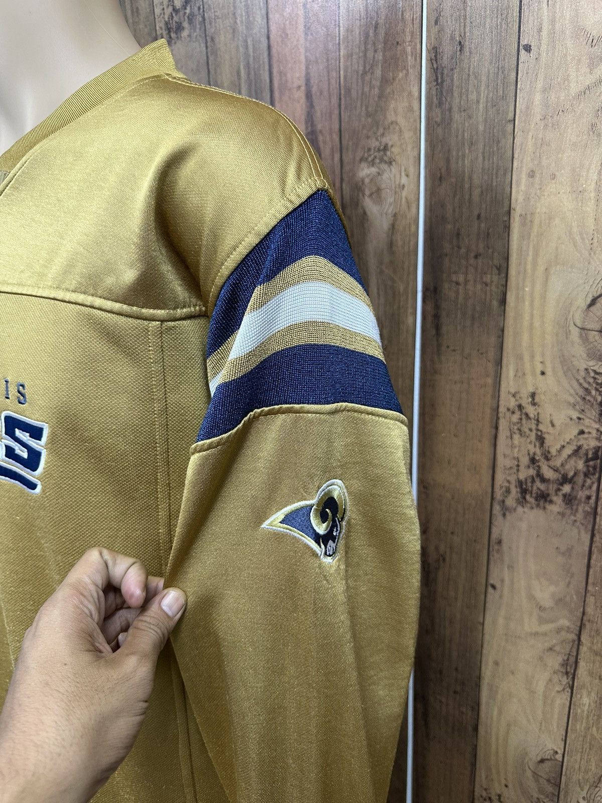NFL Vintage NFL St Louis Rams Jersey Z58 Size US L / EU 52-54 / 3 - 3 Thumbnail