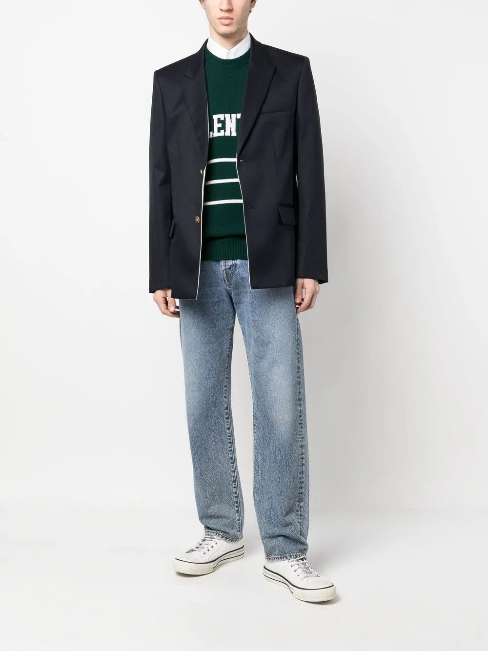 Valentino o1y0525 Blazer in Midnight Blue Size US S / EU 44-46 / 1 - 5 Thumbnail
