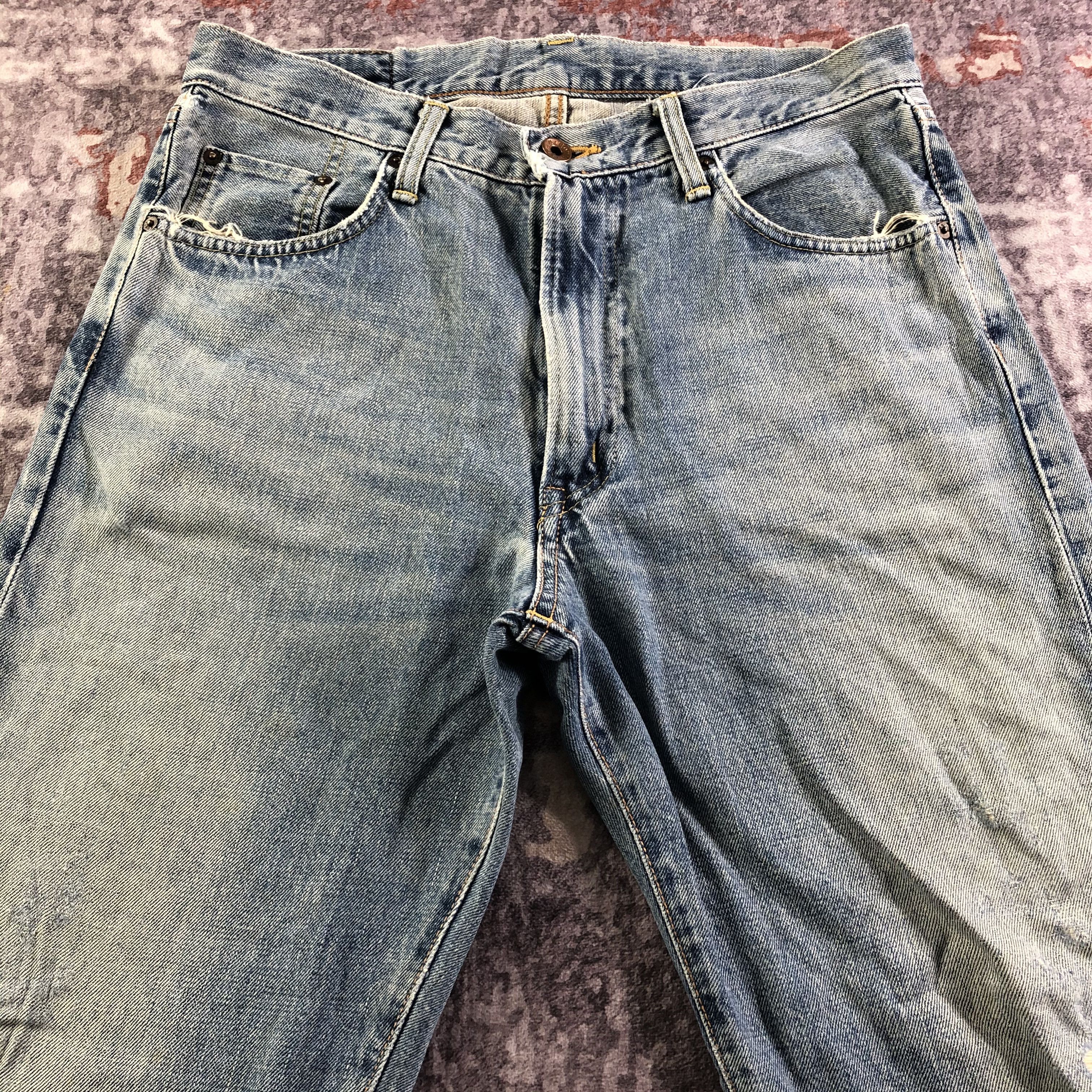 Edwin Vintage Light Wash Edwin 505 Selvedge Jeans-JM3558 Size US 32 / EU 48 - 3 Thumbnail