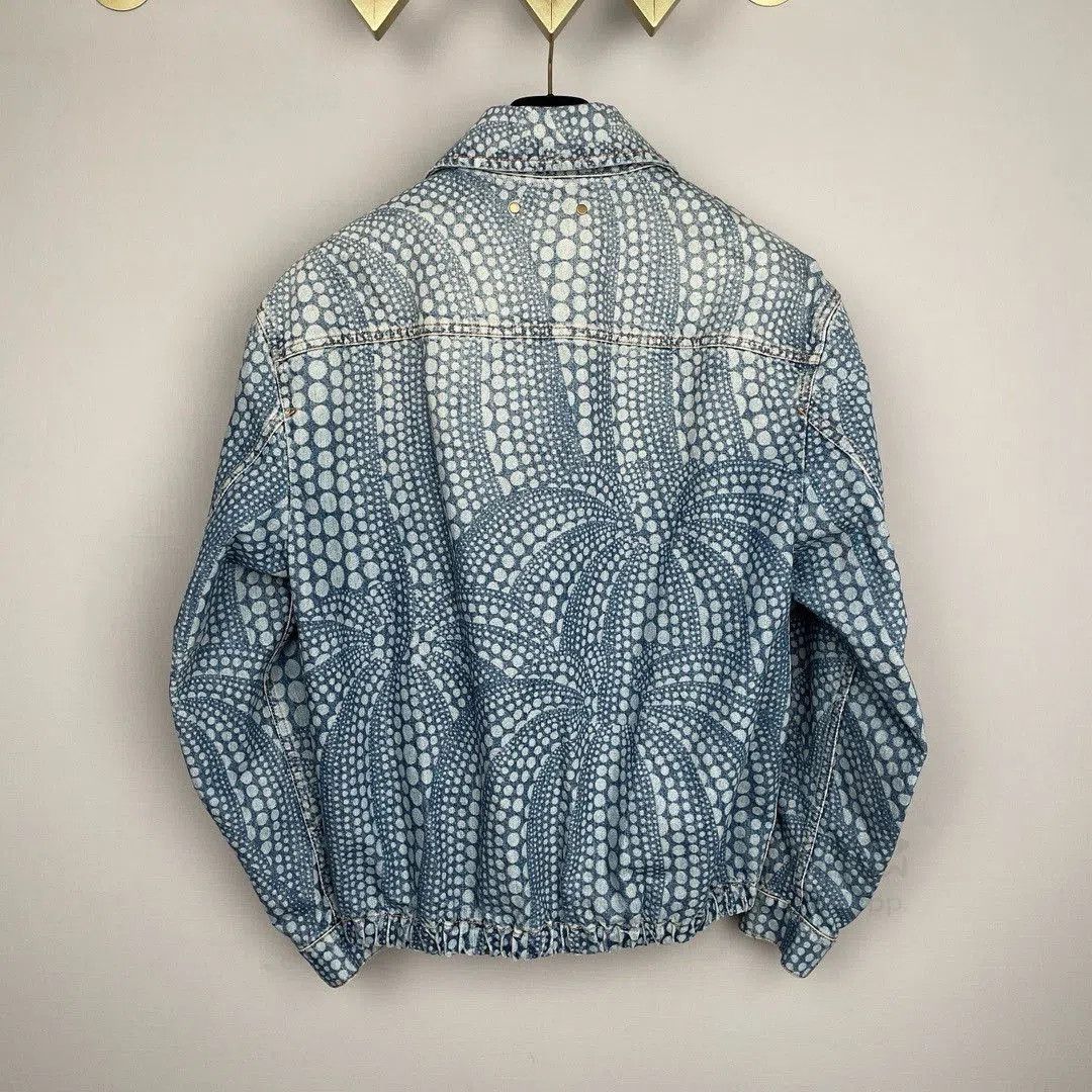 Louis Vuitton LV Yayoi Kusama Polka Dot Denim Zip Jacket. Size US S / EU 44-46 / 1 - 2 Thumbnail