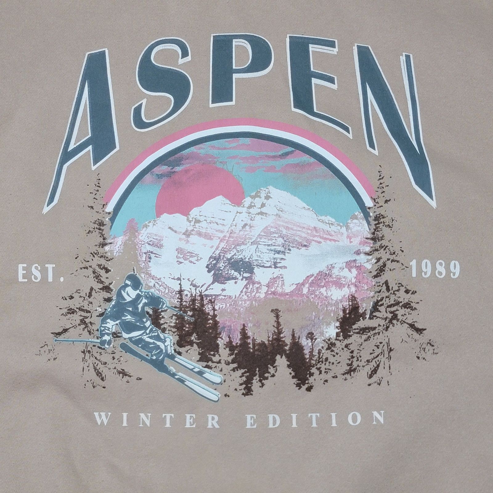 Other Social Scene LS Sweatshirt "Aspen Ski Resort" - Size Medium Size M / US 6-8 / IT 42-44 - 2 Thumbnail